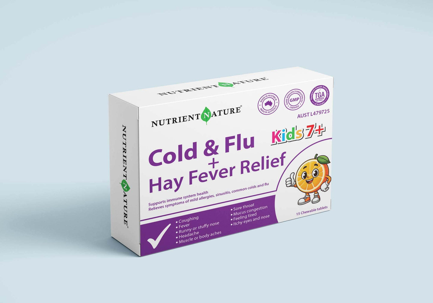 Cold & Flu + Hay Fever Relief (kids)