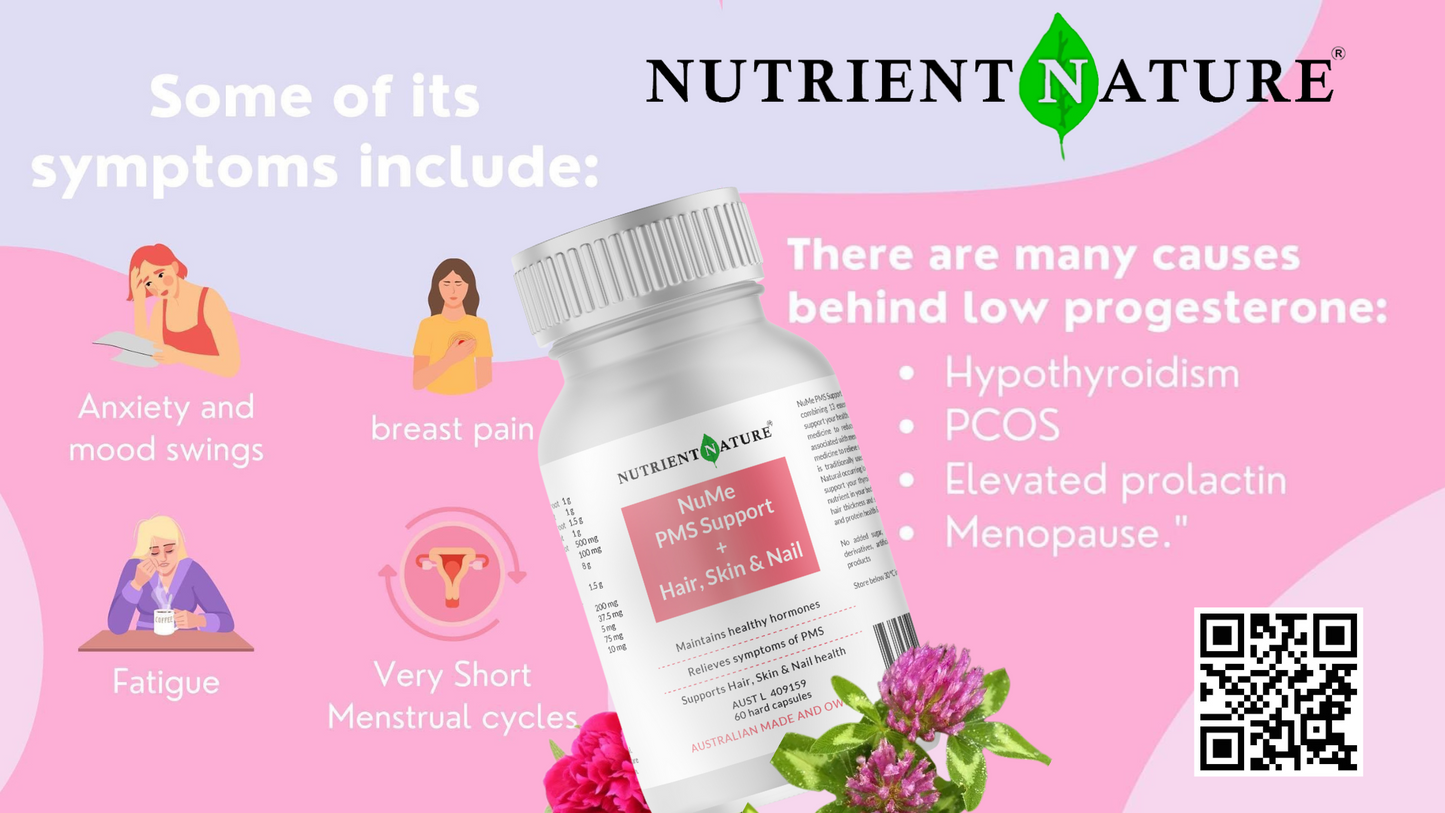 NuMe PMS Support + Hair, Skin & Nail