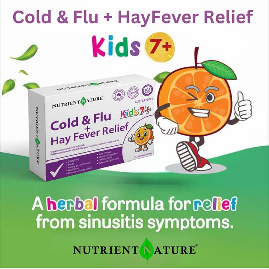 Cold & Flu + Hay Fever Relief (kids)
